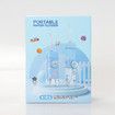 Kid Oral Irrigator Portable Cordless Dental Flosser Teeth Cleaning Oral Care Dental Water Jet Rechargeable Water Flosser(blue)