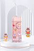 Kid Oral Irrigator Portable Cordless Dental Flosser Teeth Cleaning Oral Care Dental Water Jet Rechargeable Water Flosser(pink)