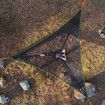 Triangle Hammock, Multi Person Portable Hammock, Outdoor Camping Aerial Hammock 3 Point, for Travel Backyard Garden Camping(black)