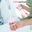 Portable Oral Irrigator Dental Water Flosser USB Rechargeable Water Jet Floss Tooth Pick 4 Jet Tip 220ml 3 Modes