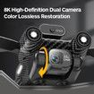 8k Professional Brushless Aerial Quadcopter RC Foldable Helicopter Drone Kid Toys 2 Batteries