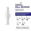 Accessory 3 Pack Pool Hose Ball Bearing Swivel + 6 Hose Nuts Replacement for Polaris 180 280 380 Pool Cleaners D20 D-20 D15