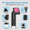 Handheld Digital Microscope 2'LCD Screen Pocket Portable Microscope for Kids with Adjustable Lights Coins USB to PC