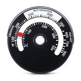 Magnetic Wood Stove Thermometer Fire Stove Thermometer for Avoiding Stove Fan Damaged by Overheating