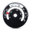 Magnetic Wood Stove Thermometer Fire Stove Thermometer for Avoiding Stove Fan Damaged by Overheating