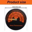Magnetic Stove Thermometer Wood Burner Top Thermometer for Avoiding Stove Fan Damaged by Overheating