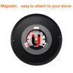 Magnetic Stove Thermometer Wood Burner Top Thermometer for Avoiding Stove Fan Damaged by Overheating