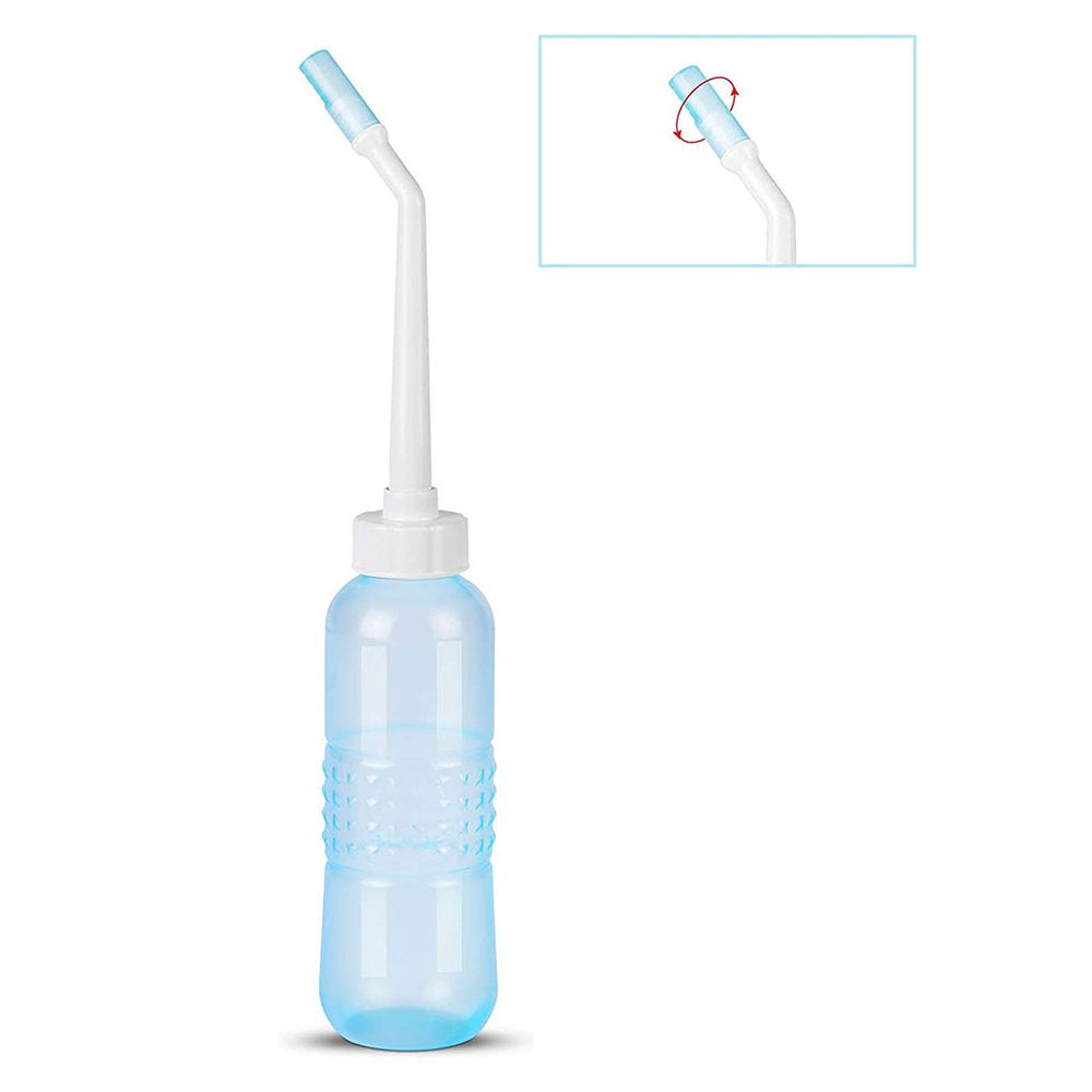 Portable Sprayer Bidet Bottle Sitz Bath for Toilet for Personal Cleansing, Blue