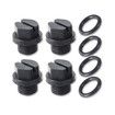 4 Pack Drain Plugs with O Rings Compatible with Hayward Pool Pumps