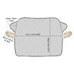 Car Windscreen Cover Winter Windshield Snow Cover Car Frost Windscreen Cover With Side Mirror Covers Thick Magnetic 160*145cm