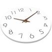 Wall Clock,Silent Non-Ticking 10 Inch Wall Clocks Battery Operated,Modern Style Wooden Clock Decorative for Kitchen,Home,Bedrooms,Office (10Inch White)