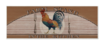 Rooster Kitchen Rugs Set Non Slip Washable Kitchen Floor Rug and Mat Rooster Chicken Theme Kitchen Mat for Farmhouse Style Floor Decor 43*120cm
