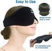 3D Sleep Mask Bluetooth Wireless Music Eye Mask with Bass Stereo Speakers Blackout Soft Sleep Aid