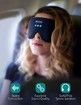 3D Sleep Mask Bluetooth Wireless Music Eye Mask with Bass Stereo Speakers Blackout Soft Sleep Aid