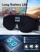 3D Sleep Mask Bluetooth Wireless Music Eye Mask with Bass Stereo Speakers Blackout Soft Sleep Aid
