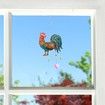 5D Diamond Painting Wind Chimes Diamond Painting Kits for Kids and Adult-Crystal Rhinestones Art Rooster for Door Wall Window Home Decor
