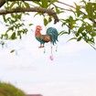 5D Diamond Painting Wind Chimes Diamond Painting Kits for Kids and Adult-Crystal Rhinestones Art Rooster for Door Wall Window Home Decor