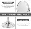 10X Megnifigation Tabletop Vanity Mirror Metal Rotating Mirror for Desk Dresser Beauty Cosmetic