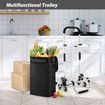 Shopping Cart Trolley Wheeled Storage Trolly Bag Grocery Foldable Market Utility Granny Stair Climbing Wheels Aluminium 45L