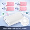 Luxdream Cervical Pillow Contour Neck Memory Foam Ergonomic Soft High Resilience Side Back Stomach Sleeper