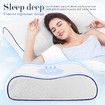 Luxdream Cervical Pillow Contour Neck Memory Foam Ergonomic Soft High Resilience Side Back Stomach Sleeper