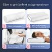 Luxdream Cervical Pillow Contour Neck Memory Foam Ergonomic Soft High Resilience Side Back Stomach Sleeper