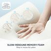 Luxdream Contour Bed Pillow Cervical Neck Memory Foam Shoulder Side Back Stomach Sleeper