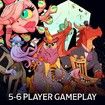 Dungeon Mayhem Monster Madness Card Game Dungeons Dragons 6 Decks 26 Players Family Fun Strategy