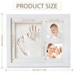 Baby Souvenirs Handprint Photo Frames Clay Casting & Photo Memory Keepsake Frame, Baby Registry Gift & Baby Shower, Baby Boy Gift & Baby Girl Gift