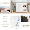Baby Souvenirs Handprint Photo Frames Clay Casting & Photo Memory Keepsake Frame, Baby Registry Gift & Baby Shower, Baby Boy Gift & Baby Girl Gift