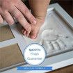 Baby Souvenirs Handprint Photo Frames Clay Casting & Photo Memory Keepsake Frame, Baby Registry Gift & Baby Shower, Baby Boy Gift & Baby Girl Gift