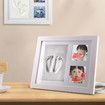 Baby Souvenirs Handprint Photo Frames Clay Casting & Photo Memory Keepsake Frame, Baby Registry Gift & Baby Shower, Baby Boy Gift & Baby Girl Gift
