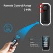 113dB Bike Alarm Wireless Vibration Motion Sensor Waterproof Motorcycle Alarm with Remote