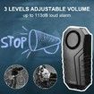 113dB Bike Alarm Wireless Vibration Motion Sensor Waterproof Motorcycle Alarm with Remote