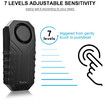113dB Bike Alarm Wireless Vibration Motion Sensor Waterproof Motorcycle Alarm with Remote