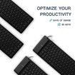 Silicone Mute Soft Keyboard 85-key Computer Keyboard USB Wired Keyboard Portable Mini Laptop Pc Folding Waterproof Keyboard