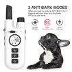 Dog Training Collar with Remote Beep Shock Waterproof 3 Modes Auto Bark Control for Small to Large Dogs