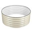 Raised Garden Bed Planter Boxes Flower Herb Outdoor Balcony Fence Plant Holder Green Vegetable Veggie Planters Round Metal