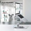 Laptop Stand for Desk, Adjustable Computer Stand with 360 Rotating Base for All 10-16 Inch Laptops