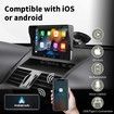 7 Inch HD Double Din Car Stereo Apple CarPlay Android Auto Touchscreen Bluetooth Mirror Link for All Vehicles