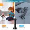 1080P Baby Monitor Small Nanny Cam WiFi Spy Hidden Camera Home Security Camera Indoor Live Remote View Motion Detection Night Vision