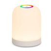 Portable LED Table Lamp with Touch Sensor,Night Lamp with Hanging Ring, Long Battery Life, RGB Lights, for Nursery, Camping, and Bedroom