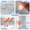 Foil Insulation Rolls Reflective Heat Shield Radiant Barrier Cell Aluminium XPE Flat Roofing Wall Loft Attic Home DIY Projects 90x3335cm 30sq m