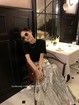 Silver Pleated Midi Skirt High Waist A-line Slimming Long Skirt