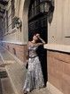 Silver Pleated Midi Skirt High Waist A-line Slimming Long Skirt