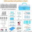 236pcs Baking Accessories with Storage Case Cupcake Cookie Frosting Fondant Bakery Set for Adults Beginners or Professional