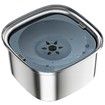 3L Dog Water Bowl 101oz Stainless Steel Dog Bowl No Spill Large Capacity Dog Food Water Bowl Slow Water Feeder,Spill Proof Pet Water Dispenser Vehicle Carried Travel Water Bowl