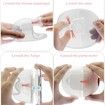 Electric Wearable Breast Pump S21,LED Display 3 Modes 12 Levels Hands Free Low Noise Painless Leakproof All-in-One Portable