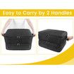 2 Layer Golf Trunk Organizer,Waterproof Car Golf Locker with Separate Ventilated Compartment for 2 Pair Shoes,Durable Golf Trunk Storage,Golf Gifts (Black)