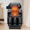 HOMASA 4D Massage Chair Zero Gravity Full Body Shiatsu Electric Recliner Heated Foot Massager Airbag Bluetooth Speaker Grey